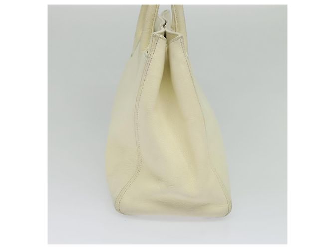 Chanel Reissue Cerf Executive Tote aus Leder Mittel Weiß - Ansicht 3