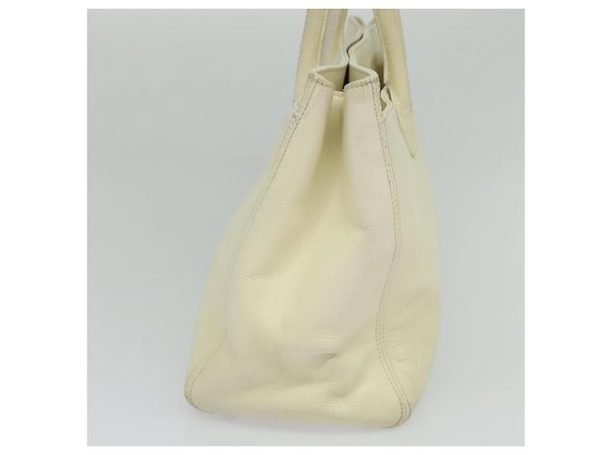 Chanel Reissue Cerf Executive Tote aus Leder Mittel Weiß - Ansicht 4
