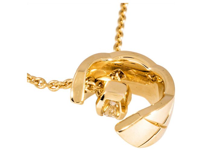 Collana in diamante Chanel Coco Crush D'oro - vista 4