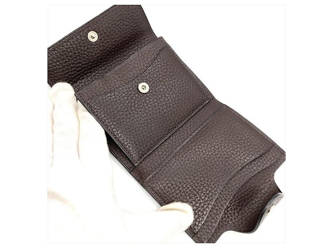 Billetera Compacta Galop de la Ilíada Hermès Castaño - vista 5