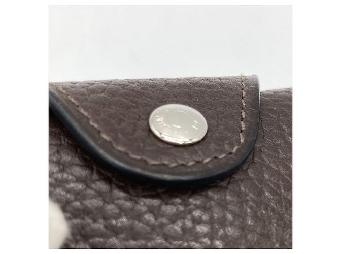 Billetera Compacta Galop de la Ilíada Hermès Castaño - vista 8