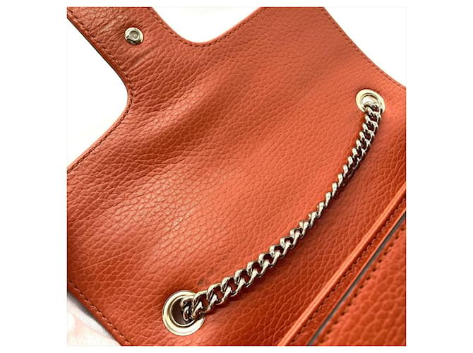Borsa a Spalla Gucci Interlocking G Arancione - vista 11