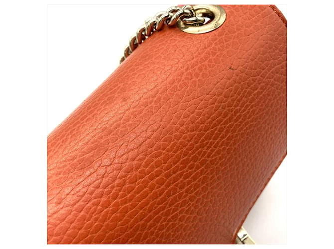 Borsa a Spalla Gucci Interlocking G Arancione - vista 14