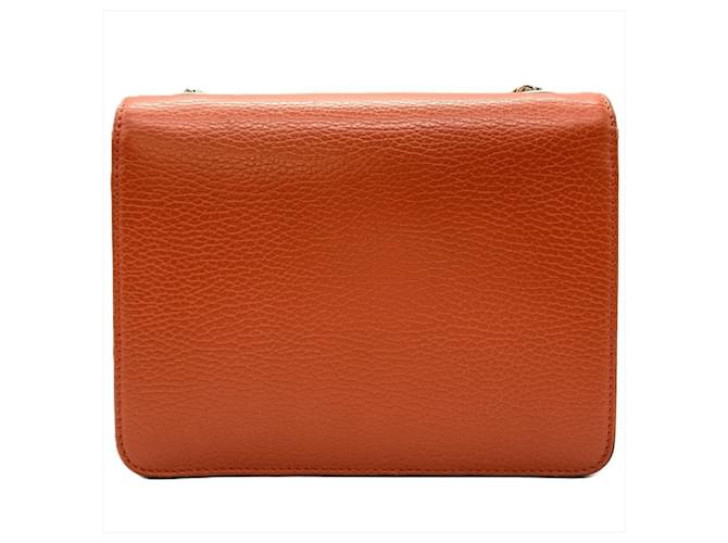 Borsa a Spalla Gucci Interlocking G Arancione - vista 3