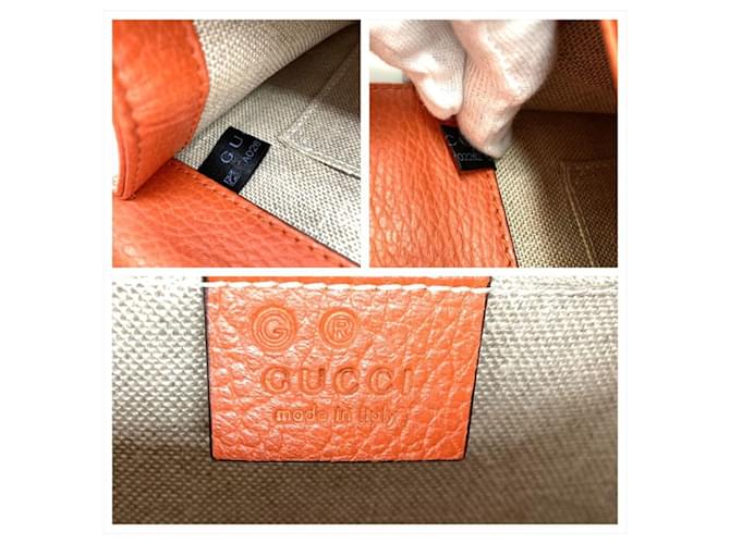 Borsa a Spalla Gucci Interlocking G Arancione - vista 9