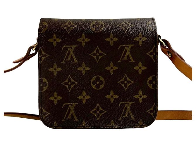Louis Vuitton Culteciel PM Monogram Leder Schultertasche Braun - Ansicht 3