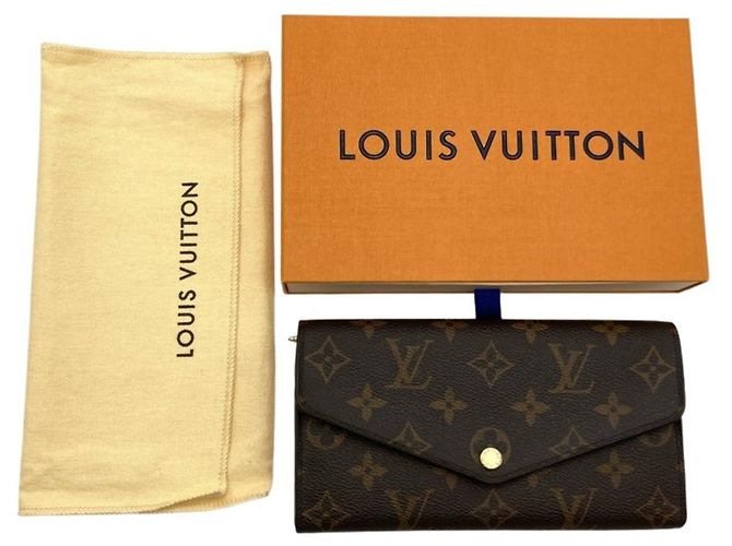 Portafoglio Lungo Sarah di Louis Vuitton Marrone - vista 13