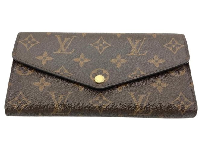 Portafoglio Lungo Sarah di Louis Vuitton Marrone - vista 2