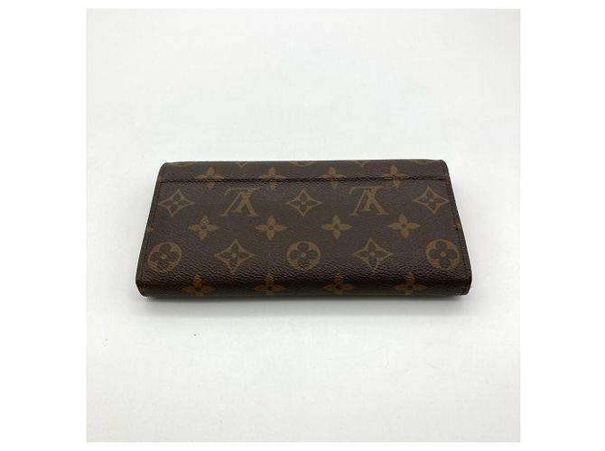 Portafoglio Lungo Sarah di Louis Vuitton Marrone - vista 3