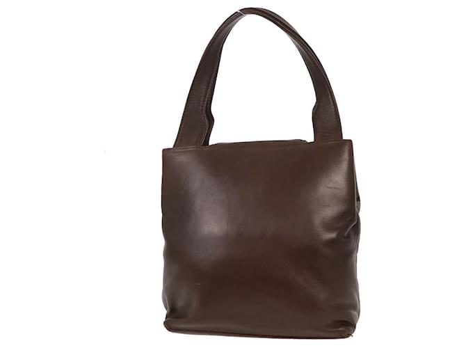 Loewe Anagram Leather Marrone - vista 2