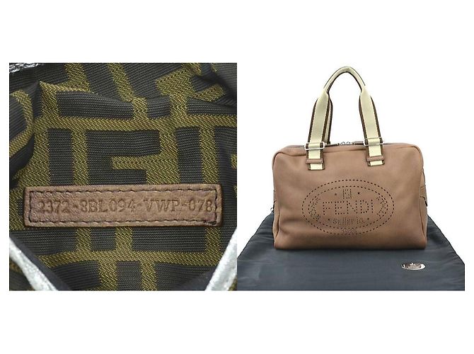 Borsa Fendi Selleria Marrone - vista 5