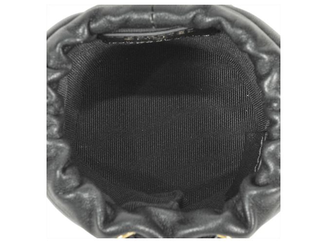 CHANEL Mini Borsa a Spalla Matelassé con Catena Nero - vista 6