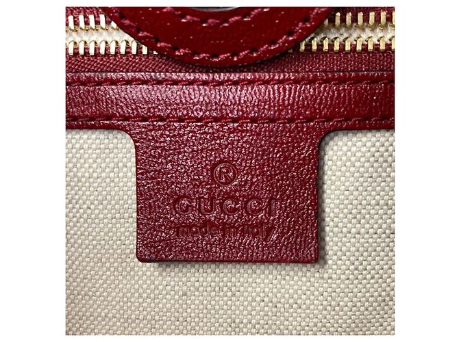 Borsa Tote Horsebit Gucci Beige - vista 11
