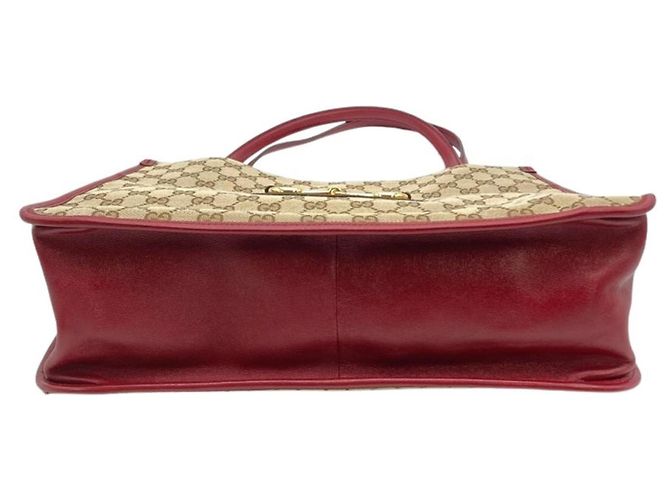 Borsa Tote Horsebit Gucci Beige - vista 4