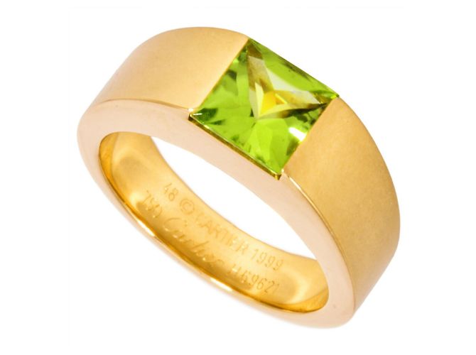 Cartier Tank Ring mit Peridot - Ansicht 2