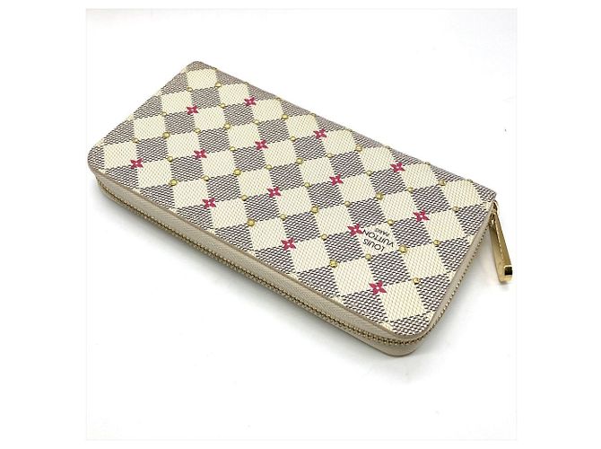 Louis Vuitton Damier Azur Long Wallet White - view 3