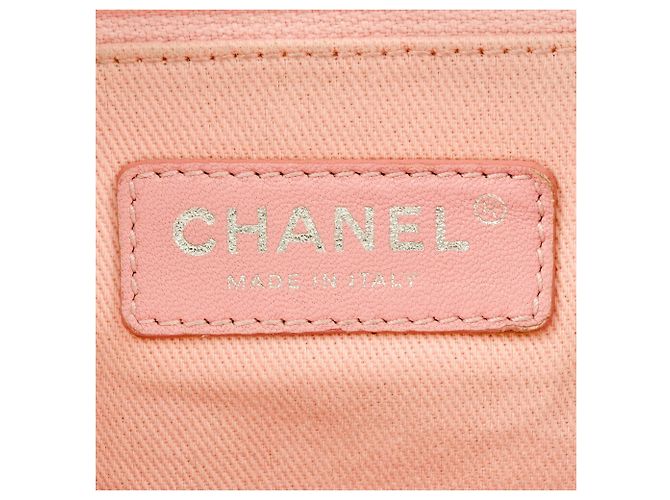 Chanel Deauville MM Kettentasche Pink Beige - Ansicht 8