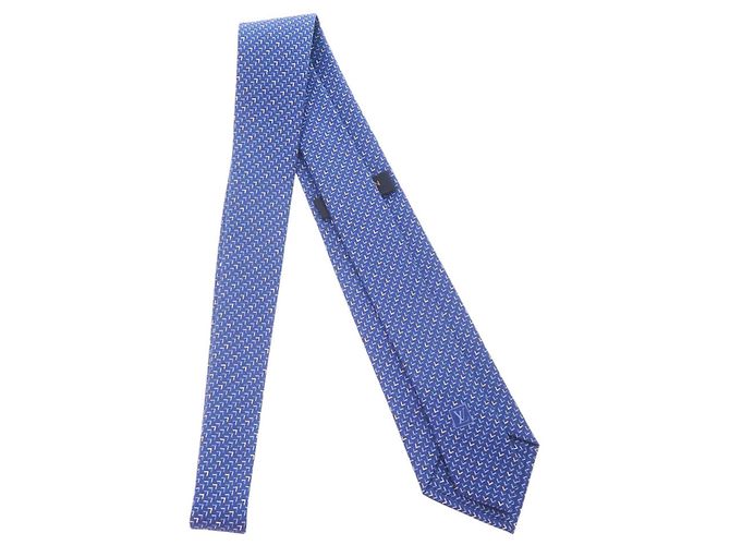 Louis Vuitton Silk Cravat in Blue - view 3