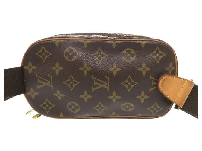 Borsa Pochette Ganju Monogram Louis Vuitton Marrone - vista 2