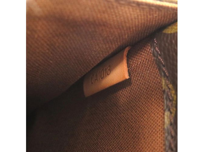Borsa Pochette Ganju Monogram Louis Vuitton Marrone - vista 7