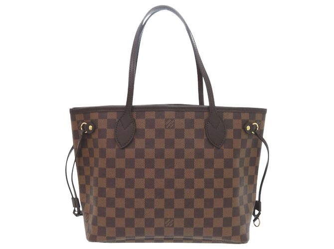 Borsa tote Louis Vuitton Neverfull PM Damier Cerise Marrone Fuschia - vista 2