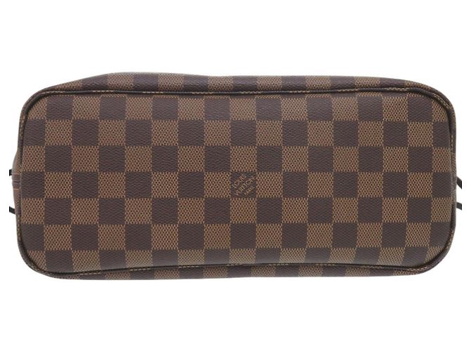 Borsa tote Louis Vuitton Neverfull PM Damier Cerise Marrone Fuschia - vista 3