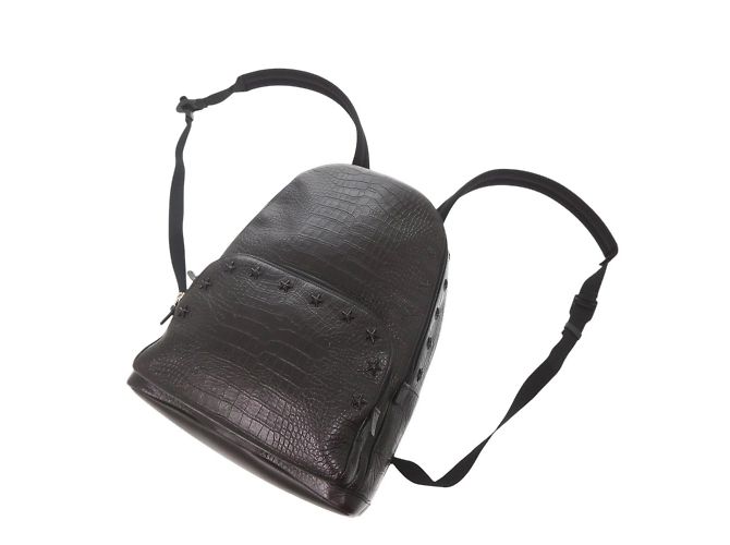 Jimmy Choo Star Stud Embossed Leather Backpack - view 5