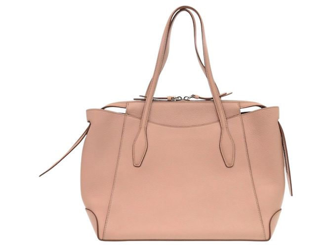 Tod's Rosa Leder Tote Bag Pink - Ansicht 2