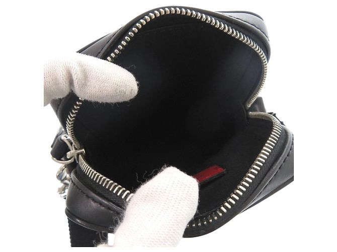 Borsa a spalla nera con logo VLTN di Valentino Garavani Nero - vista 6