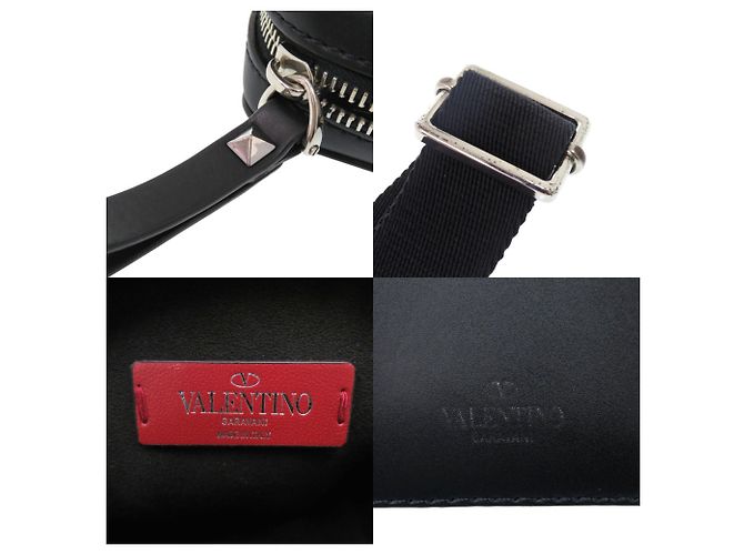 Borsa a spalla nera con logo VLTN di Valentino Garavani Nero - vista 7