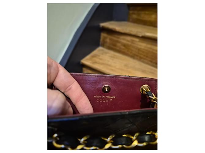 Mini Borsa Chanel Nera in Pelle Nero - vista 7