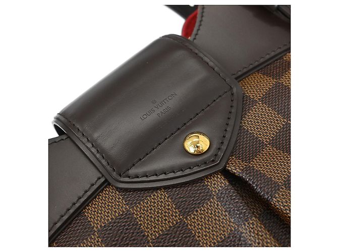 Borsa Louis Vuitton Sistina Damier PM Marrone - vista 5