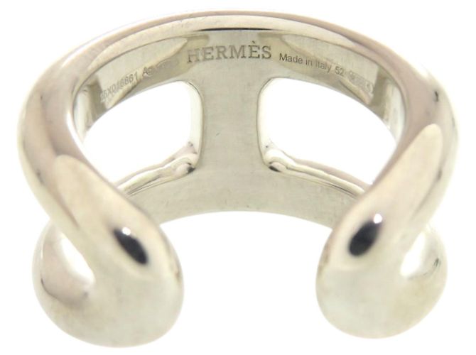 Ring Anello in argento Osmos PM Hermès - vista 2