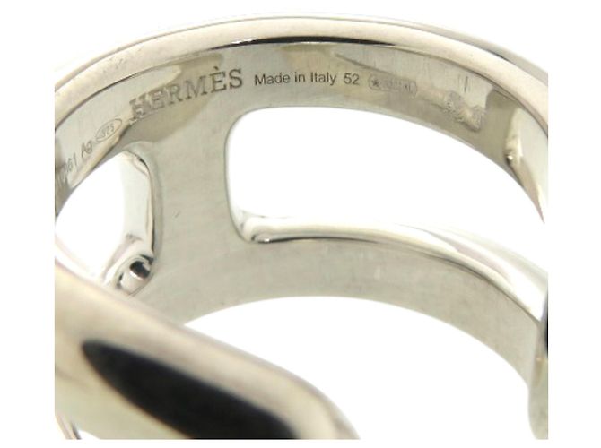 Ring Anello in argento Osmos PM Hermès - vista 5