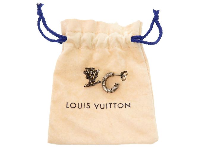 Ohrringe aus silbernem Metall Louis Vuitton - Ansicht 2