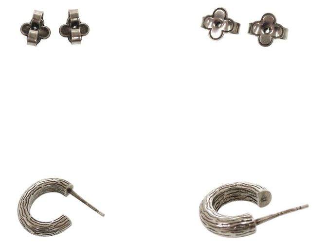 Ohrringe aus silbernem Metall Louis Vuitton - Ansicht 8