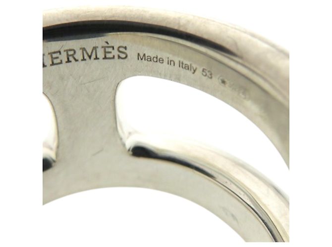 Hermès Osmos PM Bandring Silber - Ansicht 5