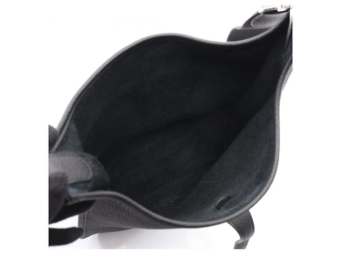 Borsa a Spalla Hermès Evelyn 3 Trois PM Nero - vista 3