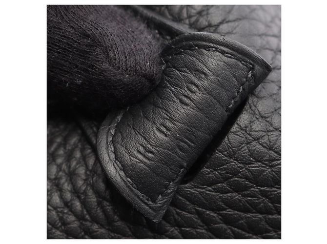 Borsa a Spalla Hermès Evelyn 3 Trois PM Nero - vista 5