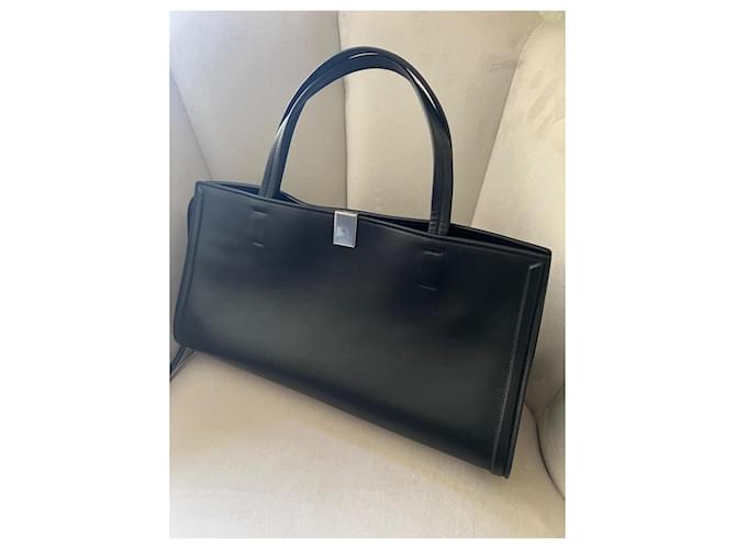 Borsa Phoebe Philo Kit Cabas Piccola Nera in Pelle Nero - vista 2