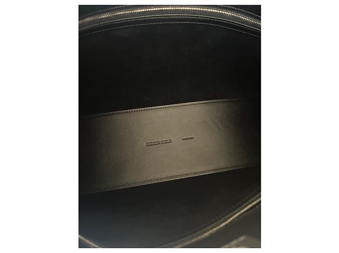 Borsa Phoebe Philo Kit Cabas Piccola Nera in Pelle Nero - vista 6