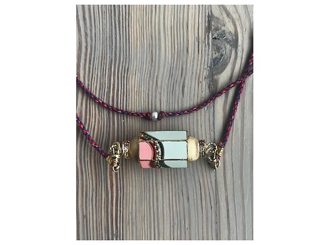Marie Lichtenberg Collana Arcobaleno in Oro 14k e Zaffiri D'oro - vista 2