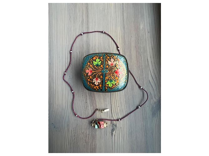 Marie Lichtenberg Collana Arcobaleno in Oro 14k e Zaffiri D'oro - vista 5