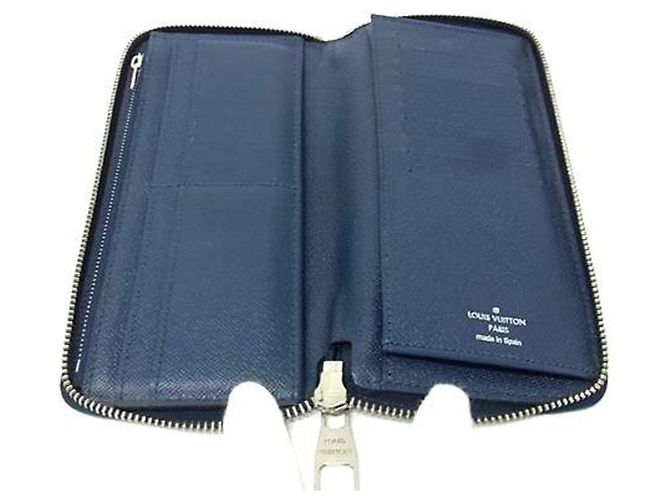 Cartera Zippy Vertical Louis Vuitton Azul marino - vista 4