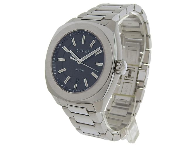 Relógio de pulso quartz Gucci Date 100m YA142201 Prata - vista 2