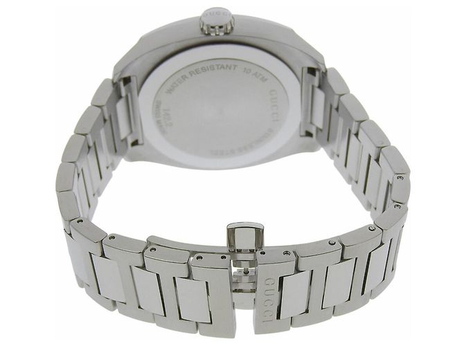 Relógio de pulso quartz Gucci Date 100m YA142201 Prata - vista 3