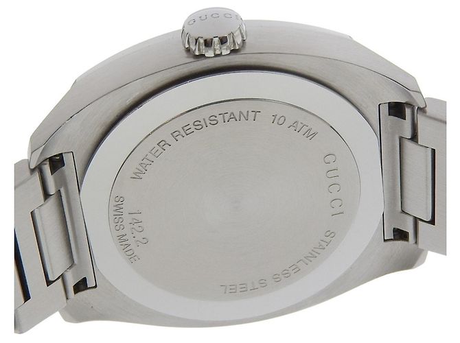 Relógio de pulso quartz Gucci Date 100m YA142201 Prata - vista 4