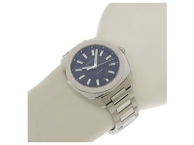 Relógio de pulso quartz Gucci Date 100m YA142201 Prata - vista 8