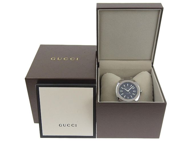 Relógio de pulso quartz Gucci Date 100m YA142201 Prata - vista 9