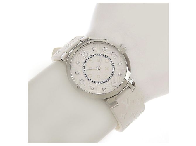Louis Vuitton Tambour MM Q13MJ Armbanduhr - Ansicht 8